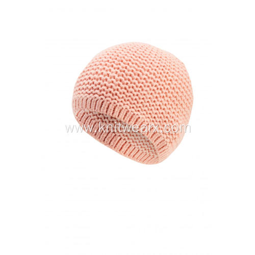 Girl's Knitted Simple Nice Beanie Cap